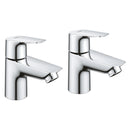 Grohe BauEdge Basin Taps Chrome 2042110M