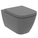 Ideal Standard i.life B Wall Mounted Toilet Bowl - Gloss Grey T461458 + T468358