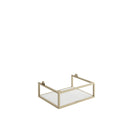 Anas 600x480x200mm Frame with Dual Colour Shelf - Brushed Brass AMBIENCE-BRASSFRAME-60X48X20
