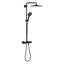 Grohe Exposed Rainshower Smartactive 310 Shower System With Thermostat For Wall Mounting Matt Black 22119KF0