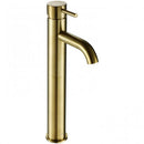 JTP Vos Single Lever Tall Basin Mixer Tap Without pop-up waste - Brushed Brass 23009ABBR