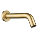 JTP React Sensor Wall Spout Without pop-up waste - Brushed Brass