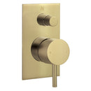 JTP Vos Single Lever Diverter Valve - Brushed Brass 23075BBR