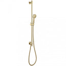 JTP Vos Slider Shower Rail Kit Round Shower Handset and Shower Hose - Brushed Brass 23129510BBR