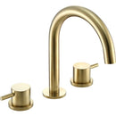 JTP Vos 3 Hole Deck Mounted Basin Mixer Tap - Brushed Brass 23193BBR