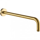 JTP Vos Wall Mounted Shower Arm - 400mm Long - Brushed Brass