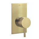 JTP Vos Single Lever Concealed Manual Shower Valve - Brushed Brass 23227BBR