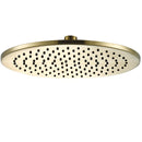 JTP Vos Round Fixed Shower Head - 250mm Diameter - Brushed Brass 23250BBR