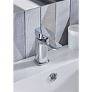 Tavistock Haze Mini Deck Mounted 1 Tap Hole Basin Mixer With Click Waste - Chrome THZ61