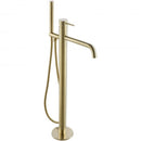 JTP Vos Floor Standing Bath Shower Mixer Tap with Kit - Brushed Brass 23534BBR