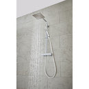 Tavistock Index Cool Touch Exposed Shower System with Fixed Shower Head & Handset - Chrome SND2208