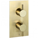 JTP Vos 1 Outlet Thermostatic Concealed Shower Valve - Brushed Brass 23651ABBR