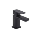 Tavistock Haze Mini Deck Mounted 1 Tap Hole Basin Mixer With Click Waste - Black THZ6103