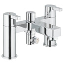Grohe Lineare Two Handled Bath Shower Mixer Tap - Chrome 25113000