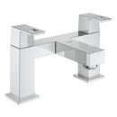 Grohe Eurocube Two Handled Bath Shower Mixer Tap - Chrome 25136000