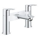 Grohe BauEdge Dual Lever Bath Filler - Chrome 25216001