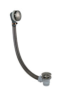 JTP Vos Click Clack Bath Waste & Overflow - Brushed Black