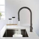JTP Vos Kitchen Sink Mixer Tap Pull Out Spout - Matt Black