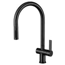 JTP Vos Kitchen Sink Mixer Tap Pull Out Spout - Brushed Black