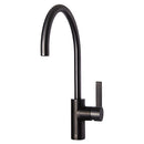 JTP Vos Modern Single Lever Kitchen Sink Mixer Tap - Brushed Black