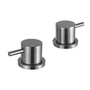JTP Vos Deck Mounted Panel Valves Pair - Brushed Black 27809BBL