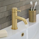 JTP Vos Single Lever Basin Mixer Tap Without pop-up waste - Brushed Brass 23008ABBR