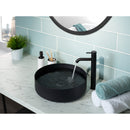 JTP Vos Single Lever Tall Basin Mixer Tap Without pop-up waste - Brushed Black 27009ABBL