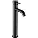 JTP Vos Single Lever Tall Basin Mixer Tap Without pop-up waste - Matt Black 28009AMB
