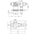 JTP Vos Single Lever Diverter Valve - Matt Black 28075MB