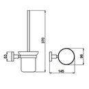 Jtp Just Taps Plus Vos Toilet Bathroom Brush And Holder Brushed Brass 23165BBR