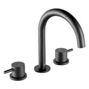 JTP Vos 3 Hole Deck Mounted Basin Mixer Tap - Matt Black 28193MB