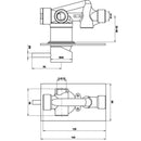 JTP Vos Single Lever Concealed Manual Shower Valve - Matt Black 28227MB