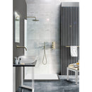 JTP Vos Round Fixed Shower Head - 300mm Diameter - Matt Black 28300MB
