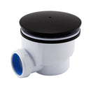 JTP Just Taps Plus Vos Shower Waste - Matt Black 28509MB