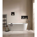 JTP Vos Floor Standing Bath Shower Mixer Tap with Kit - Matt Black 28534MB