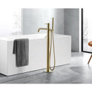 JTP Vos Floor Standing Bath Shower Mixer Tap with Kit - Brushed Black 27534BBL