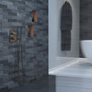 JTP Vos 1 Outlet Thermostatic Concealed Shower Valve - Matt Black 28651AMB