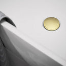 JTP Just Taps Plus Vos Unslotted Basin Waste - Matt Black 28709CCMB