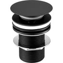 JTP Just Taps Plus Vos Unslotted Basin Waste - Matt Black 28709CCMB