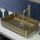 JTP Just Taps Plus Vos Slotted Basin Waste - Brushed Brass 23709CCSLBBR