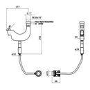 JTP Just Taps Plus Vos Pull-Out Shower Bath Handset - Matt Black 2871130MB