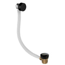JTP Vos Click Clack Bath Filler Waste & Overflow - Matt Black