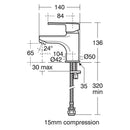 Ideal Standard Calista Single Lever Basin Mixer B1149AA
