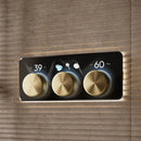Aqualisa S3 Smart ShoWither With Controller Adjustable Handset  Kit & Fixed Ceiling Head HP/Combi Brushed Brass S3BB.HW.U