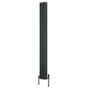 Reina Colona 2 Column Vertical Radiator - 1800x200mm - Anthracite 2/C184A