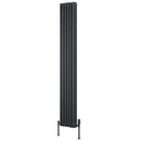 Reina Colona 2 Column Vertical Radiator - 1800mm x 290mm - Anthracite