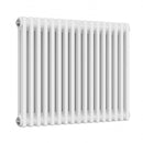 Reina Colona 2 Column Horizontal Radiator - 600mm x 785mm - White
