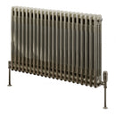 Reina Colona 2 Column Horizontal Radiator - 600mm x 1010mm - Raw Steel Lacquer