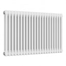 Reina Colona 2 Column Horizontal Radiator - 600mm x 1010mm - White