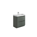 Anas Ella 765x780x444mm Floorstanding Unit With Basin Anthracite ELLA-800FLOORUNIT-ANTHRACITE + DEEP800